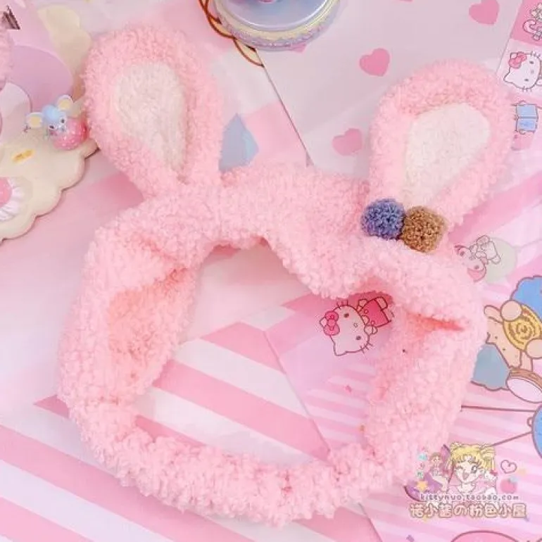Fuzzy Bunny Hair Band