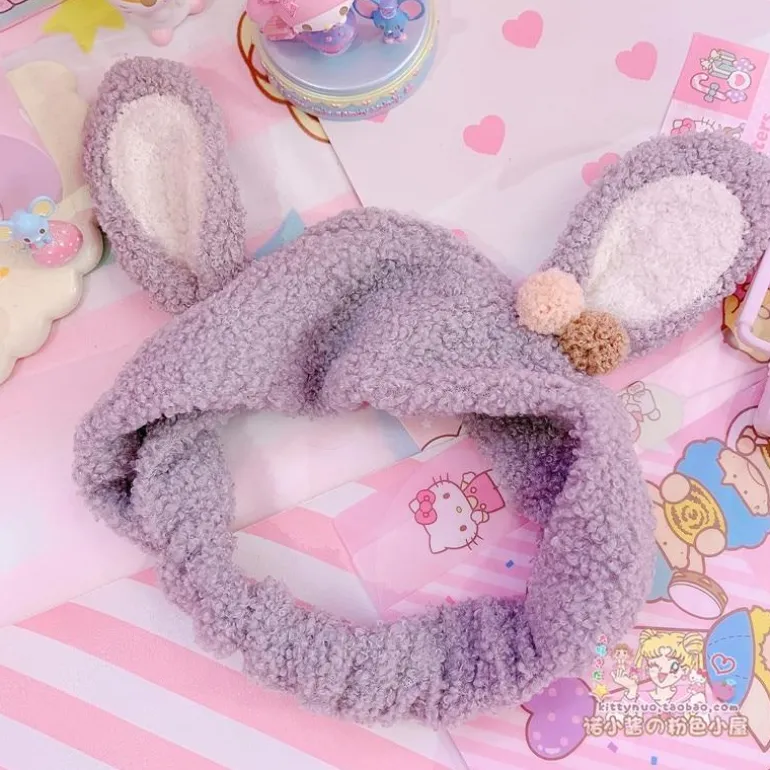 Fuzzy Bunny Hair Band