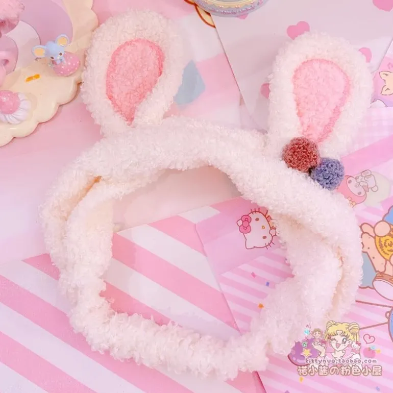 Fuzzy Bunny Hair Band