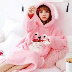 Fuzzy Chinchilla Nightgown