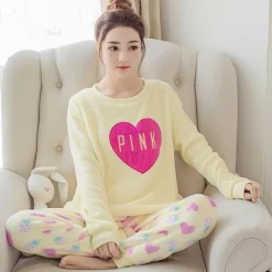 Fuzzy Flannel Pajama Sets