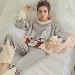 Fuzzy Flannel Pajama Sets
