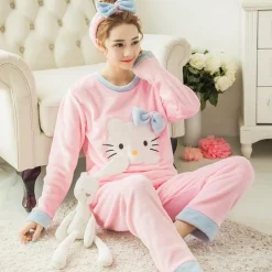 Fuzzy Flannel Pajama Sets