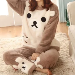 Fuzzy Flannel Pajama Sets