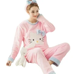 Fuzzy Flannel Pajama Sets