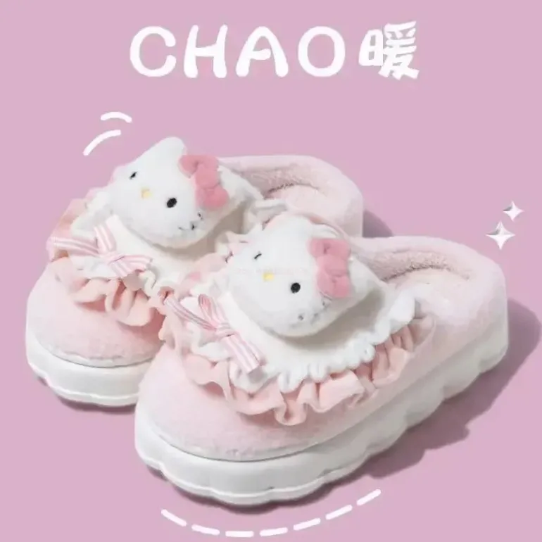 Fuzzy Friends Kawaii Slippers