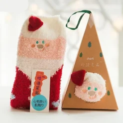 Fuzzy Holiday Animal Socks