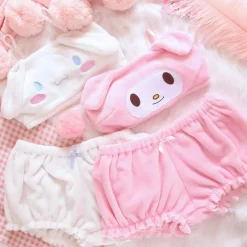 Fuzzy Kawaii Lingerie Set