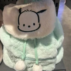 Fuzzy Kawaii Pompom Backpacks