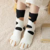 Fuzzy Neko Paw Socks