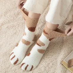 Fuzzy Neko Paw Socks