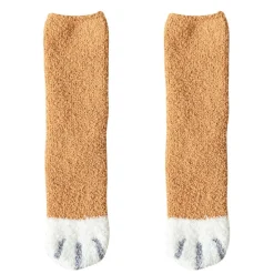 Fuzzy Neko Paw Socks