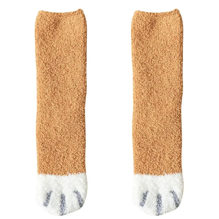 Fuzzy Neko Paw Socks
