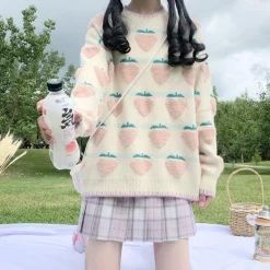 Fuzzy Peaches Floofy Sweater