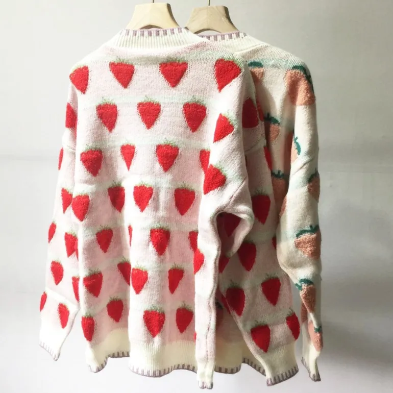 Fuzzy Peaches Floofy Sweater