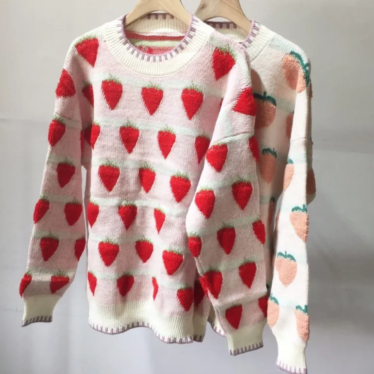 Fuzzy Peaches Floofy Sweater