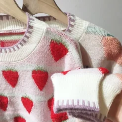 Fuzzy Peaches Floofy Sweater