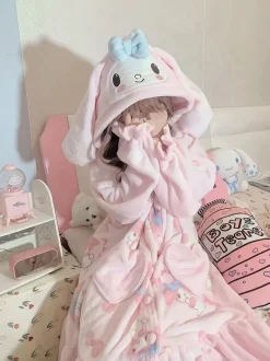 Fuzzy Pink Bunny Nighty