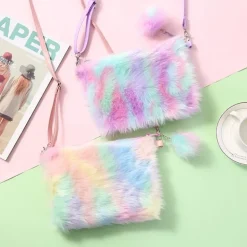 Fuzzy Plush Handbag