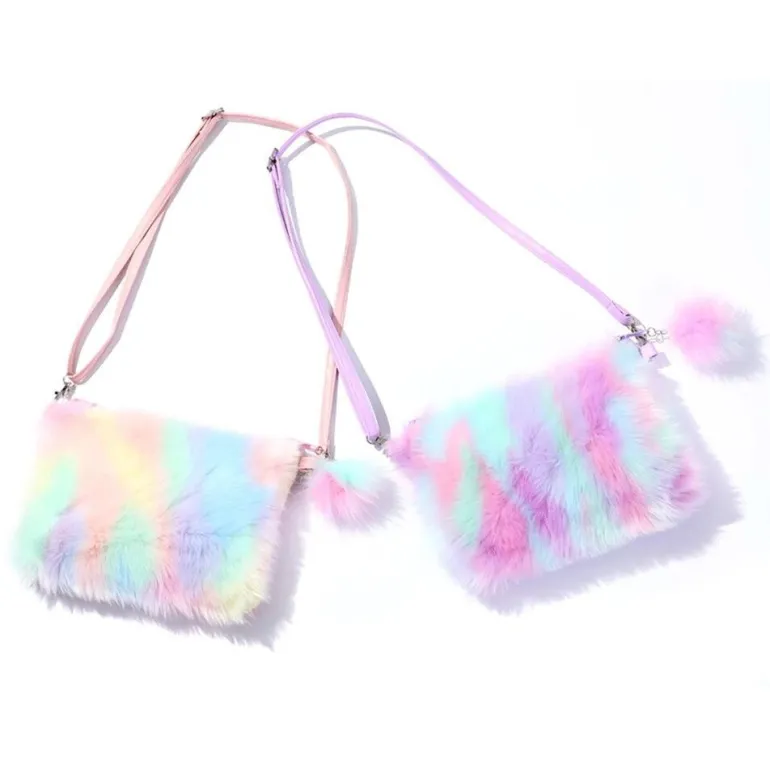 Fuzzy Plush Handbag