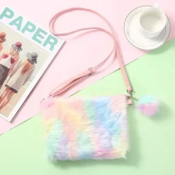 Fuzzy Plush Handbag