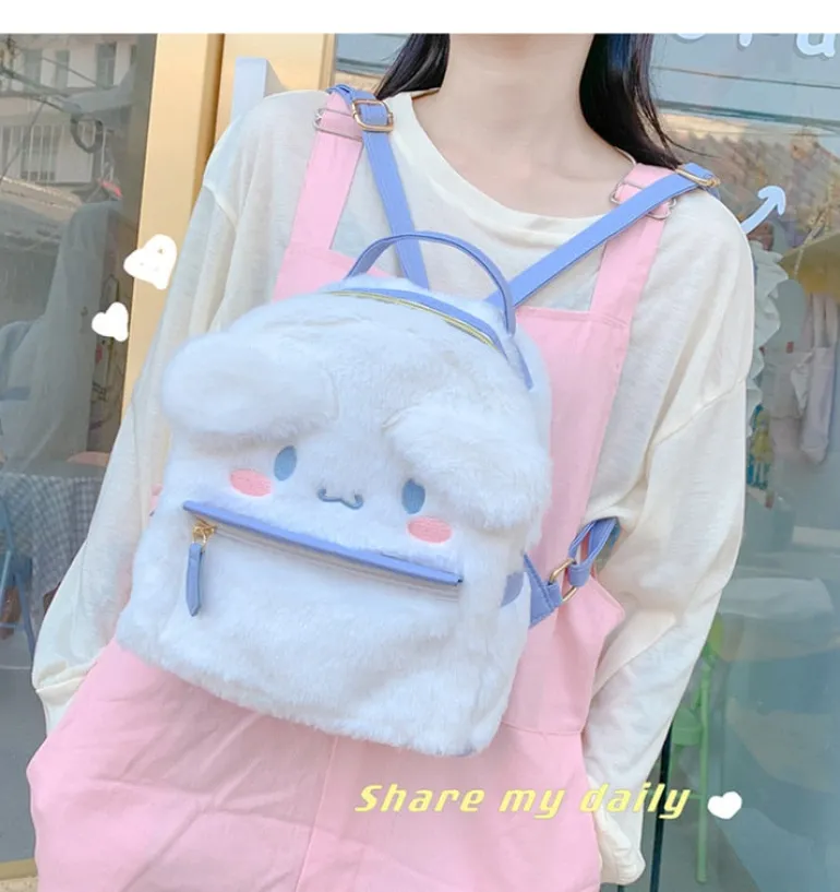Fuzzy Plush Kawaii Backpack