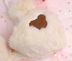 Fuzzy Teddy Bear Lingerie Set