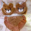 Fuzzy Teddy Lingerie Set