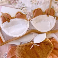 Fuzzy Teddy Lingerie Set