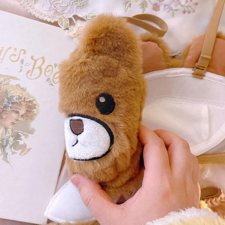 Fuzzy Teddy Lingerie Set