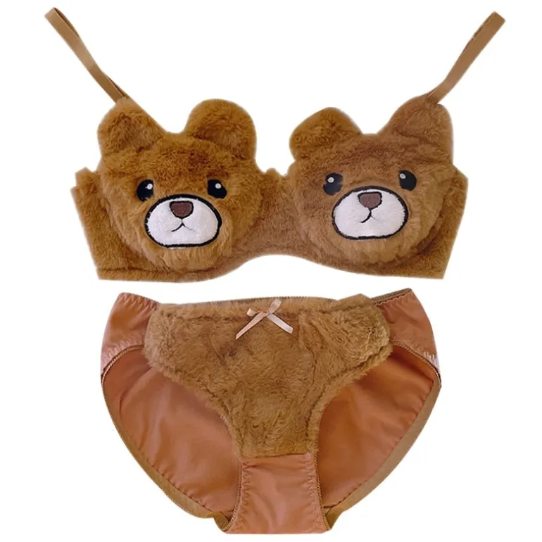 Fuzzy Teddy Lingerie Set