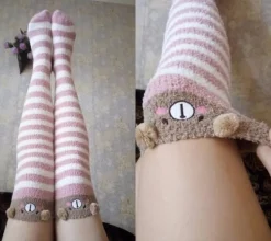Fuzzy Thigh Highs (15+ Styles)