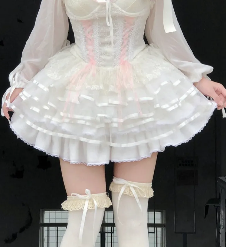 Fuzzy White Ruffled Bloomers