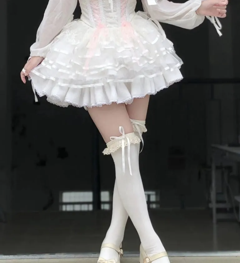 Fuzzy White Ruffled Bloomers