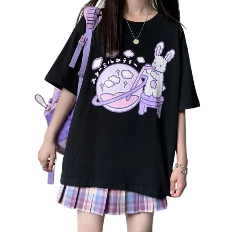 Galaxy Bun Tee