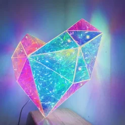 Geometric Lovecore Table Lamp