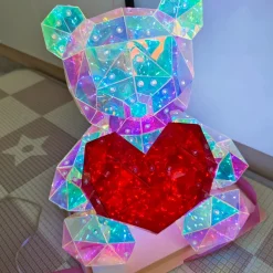 Geometric Lovecore Table Lamp