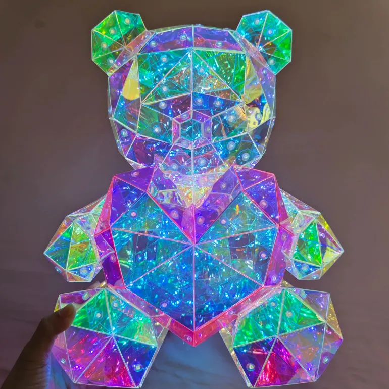 Geometric Lovecore Table Lamp