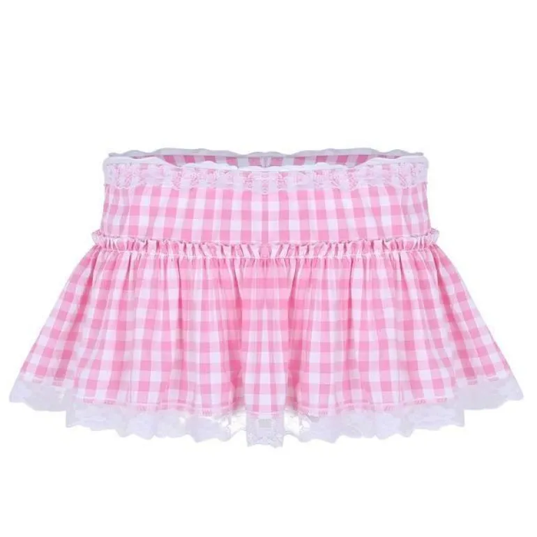 Gingham Micro Skirt