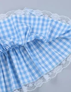 Gingham Micro Skirt