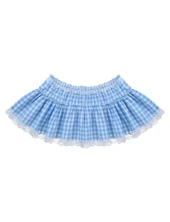 Gingham Micro Skirt