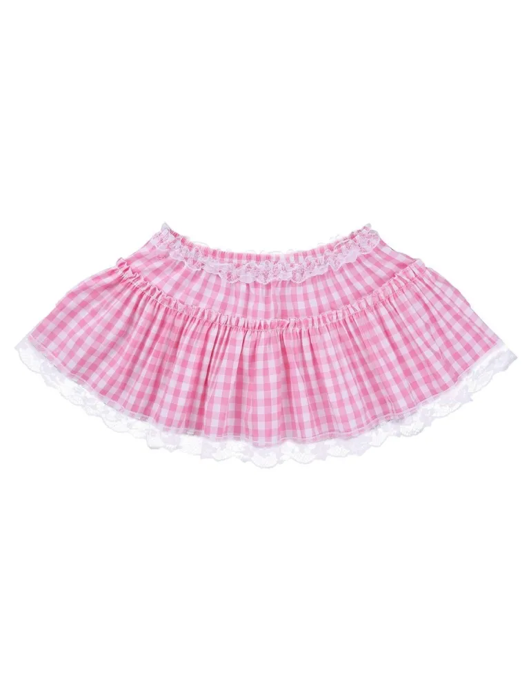 Gingham Micro Skirt