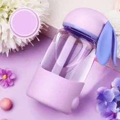 Glass Bunny Water Bottle