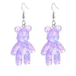 Glitter Bear Earrings