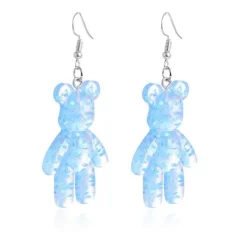 Glitter Bear Earrings