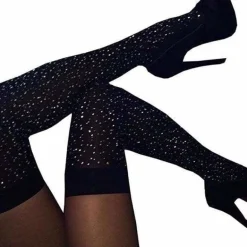 Glitter Rainbow Thigh Highs