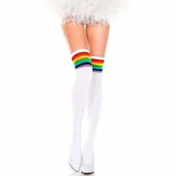 Glitter Rainbow Thigh Highs