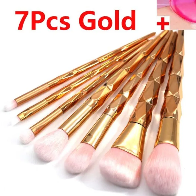 Glitter Rainbow Unicorn Brushes