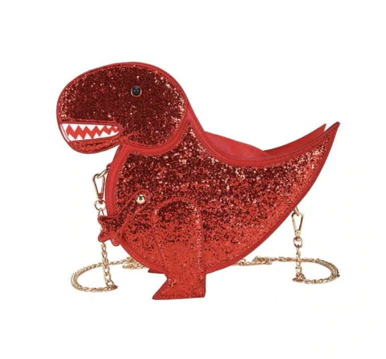Glitter T-Rex Handbag
