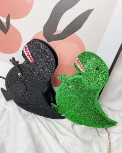 Glitter T-Rex Handbag